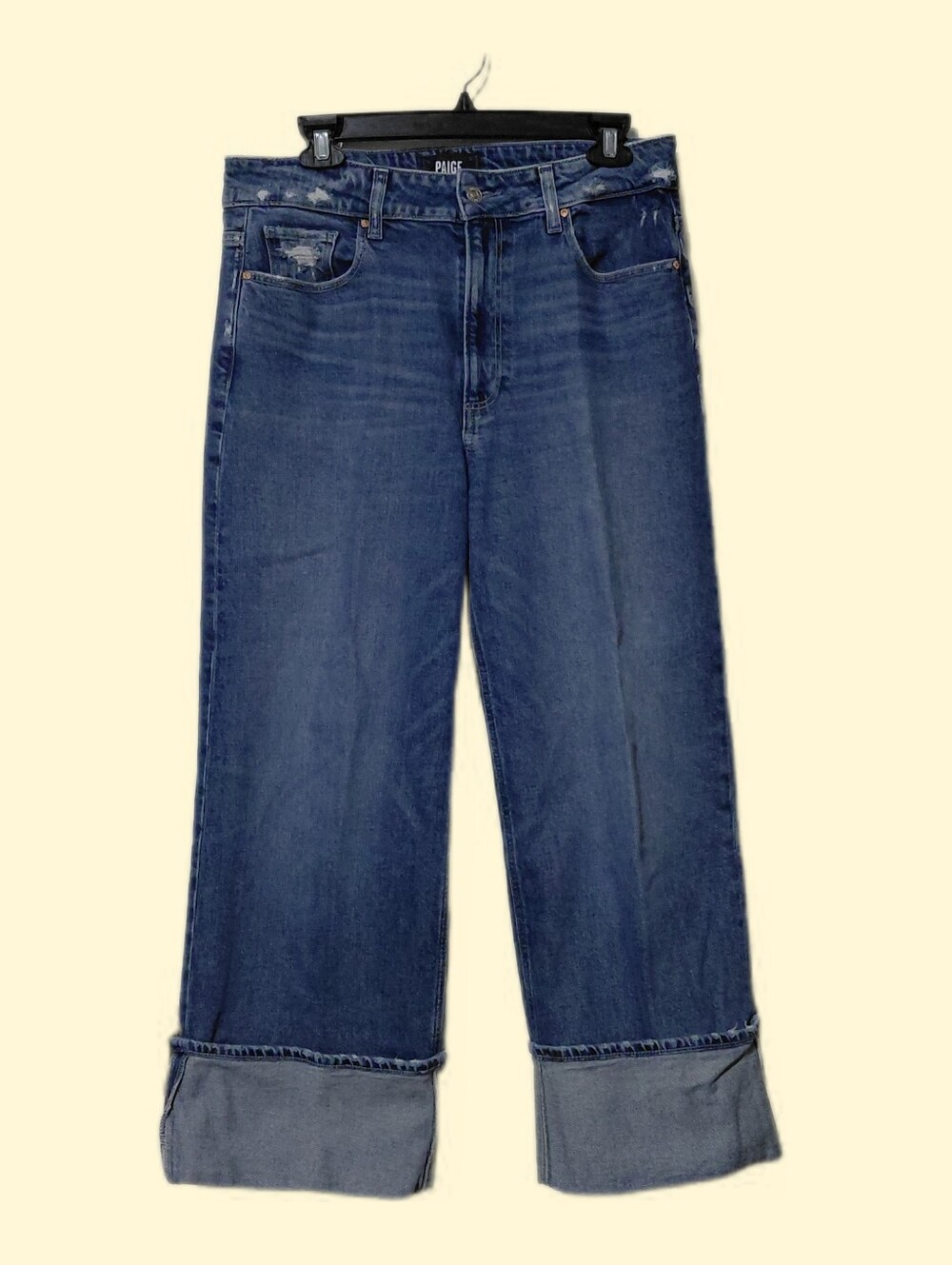 PAIGE Size 30 Petite Sasha Ankle Cuffed EUC
